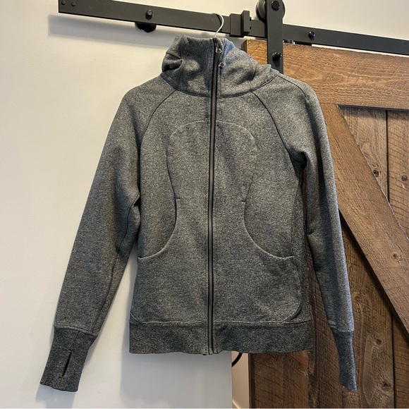 Lululemon Scuba Hoodie II Heathered Speckled Black - Picture 5 of 10